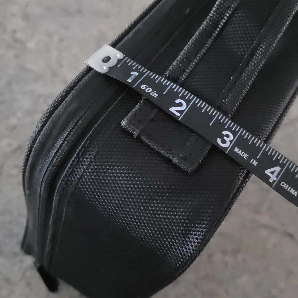 Black Canvas Makeup Organizer Case